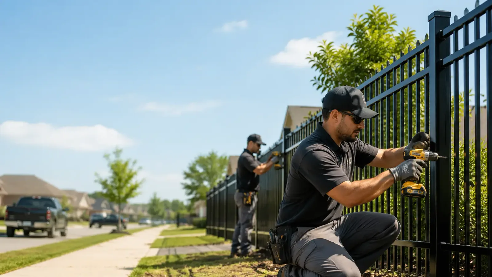 Metal Fence Installation in Tumbling Shoals, AR